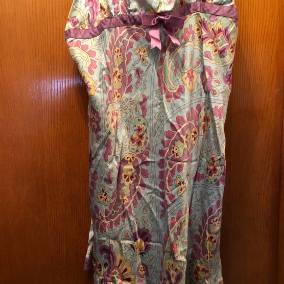LUXURY NICK&NORA 100%SILK CHEMISE, RARE PLUS SIZEXXL,VHTF, EUC,VIBRANT, ELEGANT - Picture 8 of 16